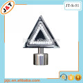 Home dekorative Dreieck fancy Design flache Vorhang Stangen mit Diamant Finial